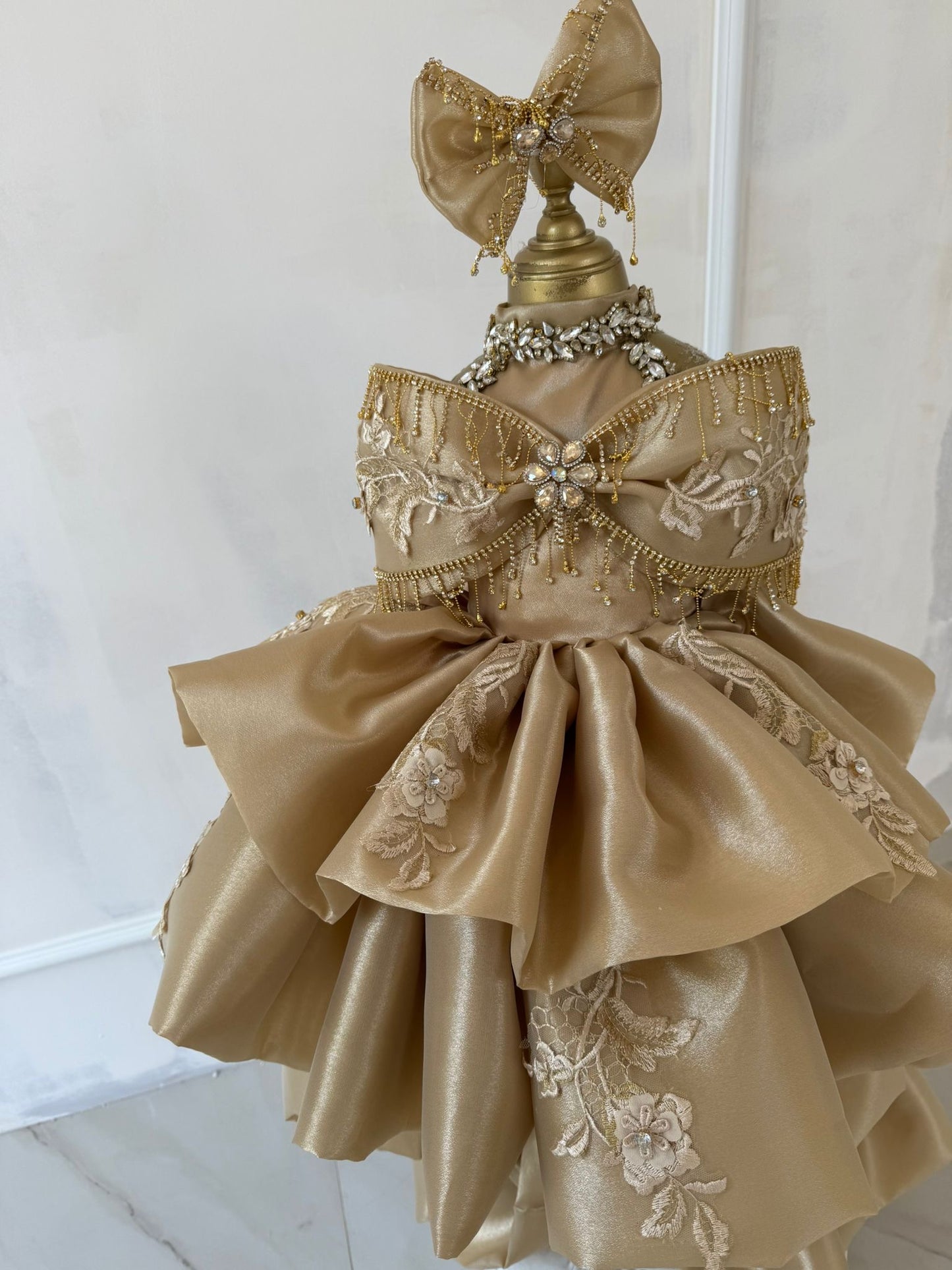 Elissa Dress Gold Detail