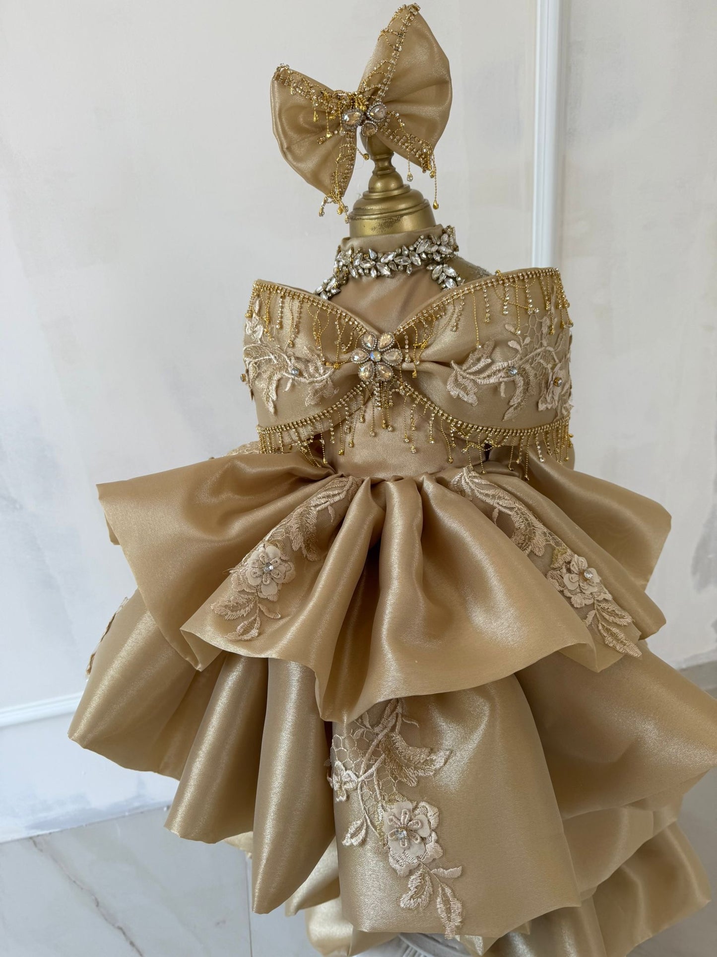 Elissa Dress Gold Detail
