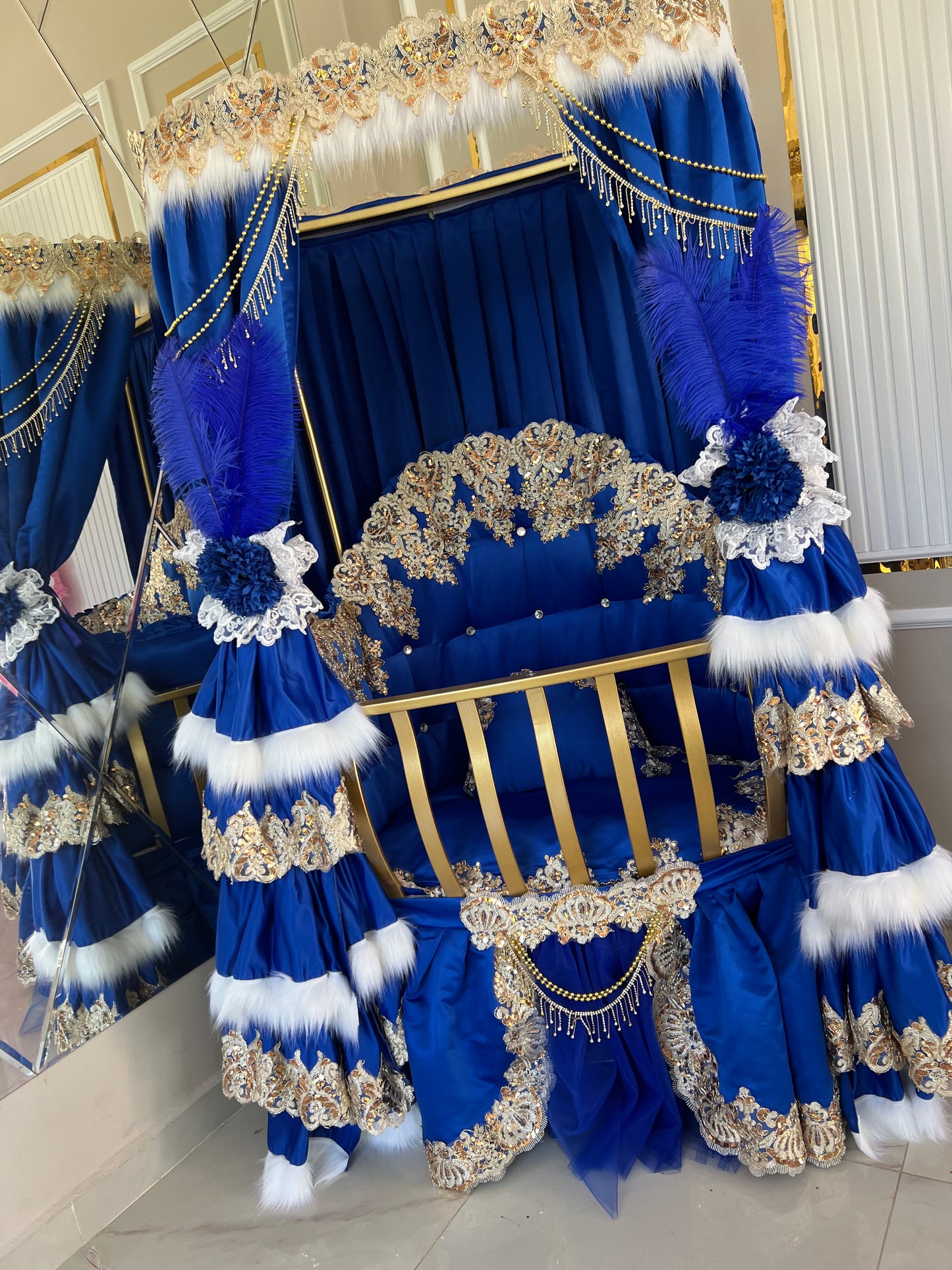 Royal Crib And Decor Royal Blue And Gold