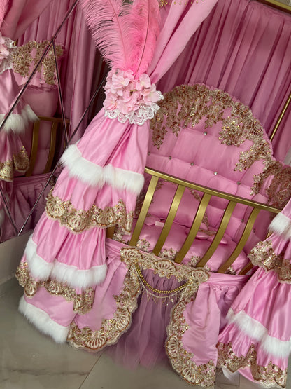 Royal Crib And Decor Pink And Gold