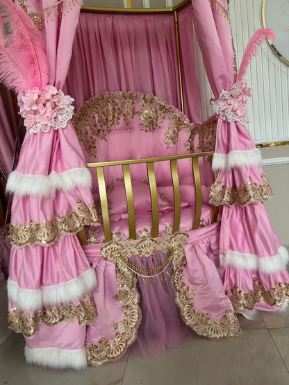 Royal Crib And Decor Pink And Gold