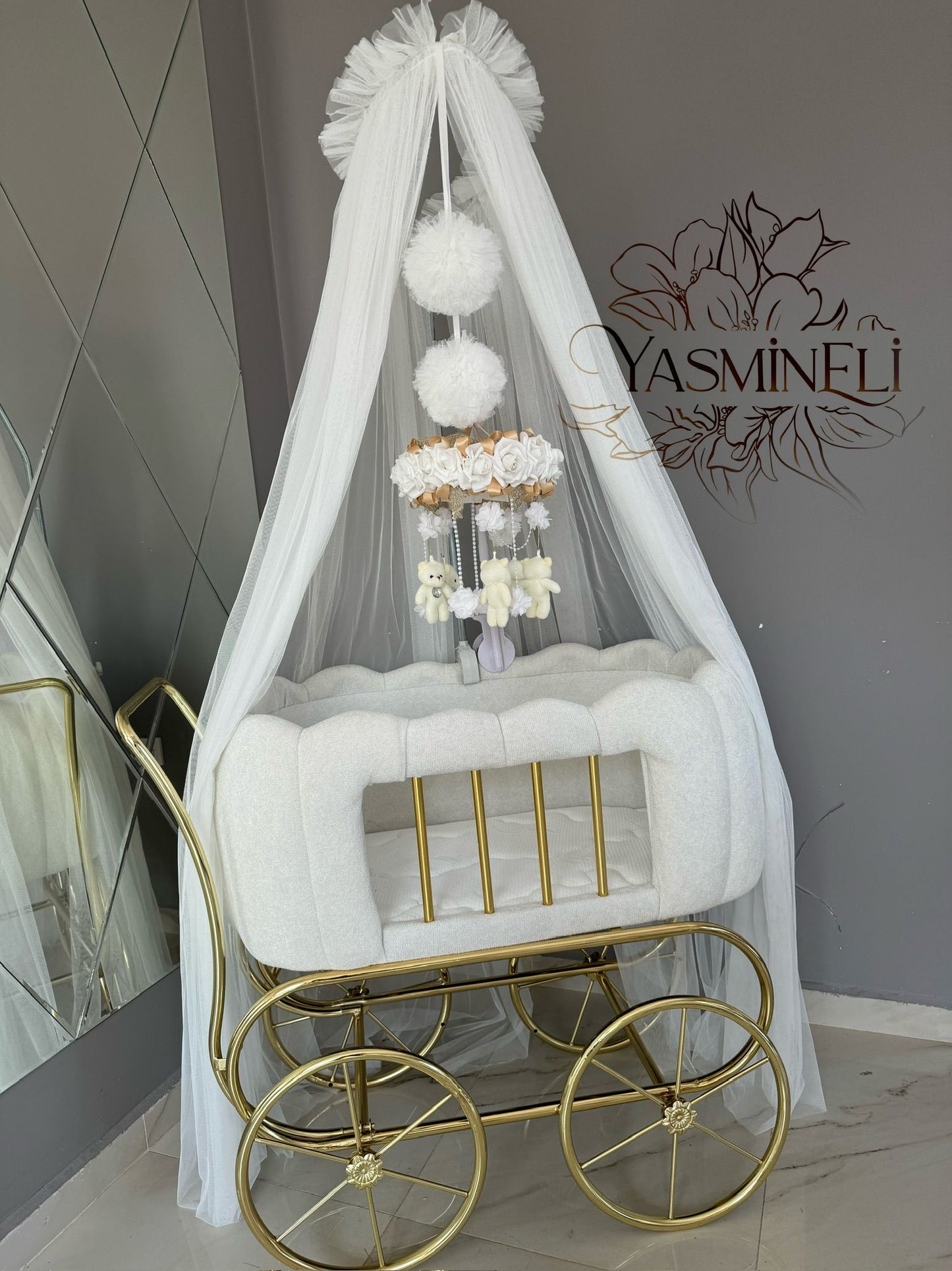 Elegance™ Premium Baby Cradle