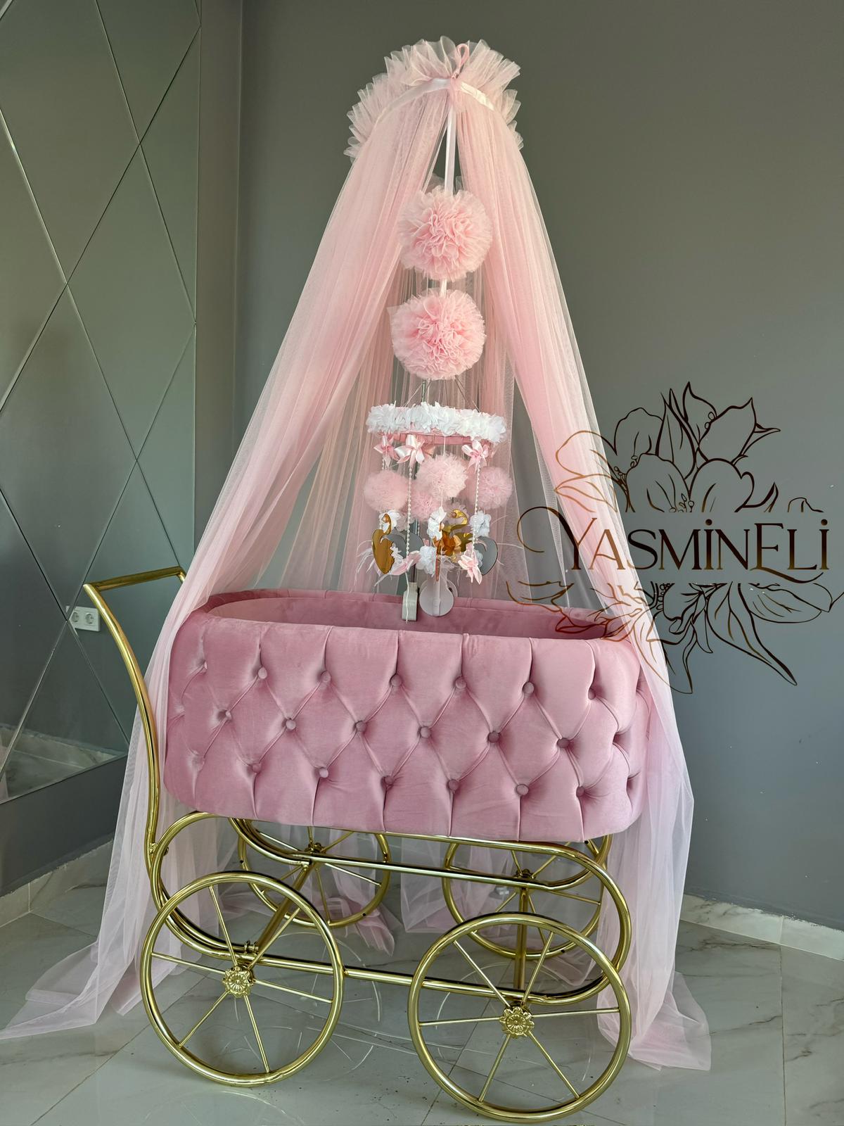 Elegance Premium Baby Cradle Yasmineli